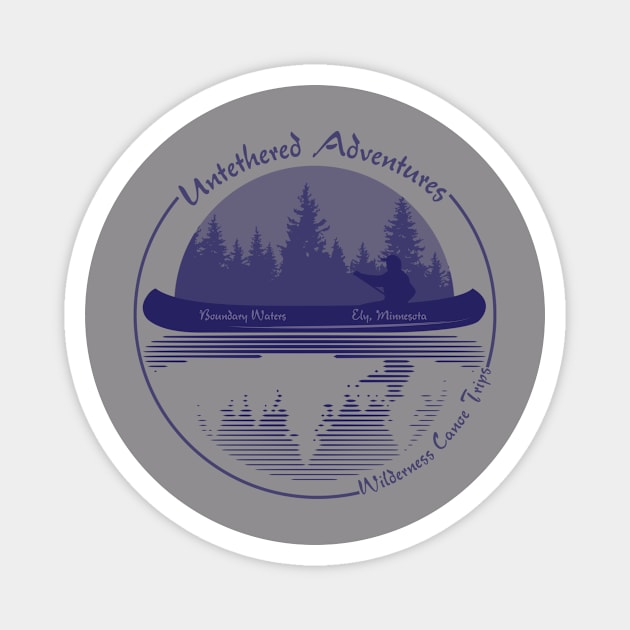 Solo Paddler Magnet by Untethered Adventures 